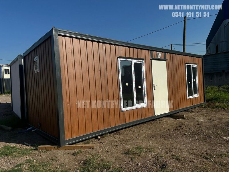 AHŞAP DESENLİ KAPLAMA 24 M² 1+1 WC DUŞ MUTFAK