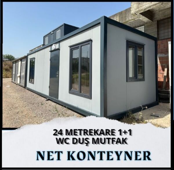 1 ODA 1 SALON 24 METREKARE EV KONTEYNER  - KNAUF GUARDEX KAPLAMA 